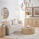 Cream Skirted Sofa | Living Essentials Lena