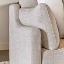 Cream Skirted Sofa | Living Essentials Lena