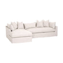 Beige Slipcover Sectional Sofa | Living Essentials Haven
