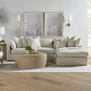 Beige Slipcover Sectional Sofa | Living Essentials Haven