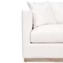 White Fabric Sofa | Living Essentials Siena