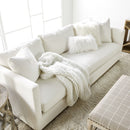 White Fabric Sofa | Living Essentials Siena