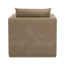 Oak Base Swivel Club Chair | Living Essentials Siena