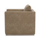 Oak Base Swivel Club Chair | Living Essentials Siena