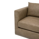 Oak Base Swivel Club Chair | Living Essentials Siena