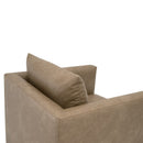 Oak Base Swivel Club Chair | Living Essentials Siena