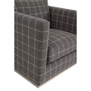 Oak Base Swivel Club Chair | Living Essentials Siena