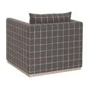 Oak Base Swivel Club Chair | Living Essentials Siena