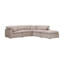 Modern European furniture - Square Cushioned Modular Ottoman - www.oroa.com