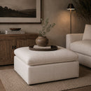 Modern European furniture - Square Cushioned Modular Ottoman - www.oroa.com