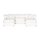 Modern European furniture - Square Cushioned Modular Ottoman - www.oroa.com