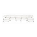 Modern European furniture - Square Cushioned Modular Ottoman - www.oroa.com