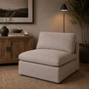 Modern European furniture - Cushioned Modular Sofa Chair - www.oroa.com