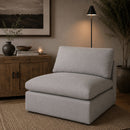 Modern European furniture - Cushioned Modular Sofa Chair - www.oroa.com