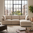 Cream Modular Storage Ottoman | Living Essentials Daley