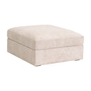 Cream Modular Storage Ottoman | Living Essentials Daley