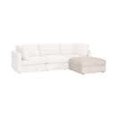 Cream Modular Storage Ottoman | Living Essentials Daley