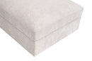 Cream Modular Storage Ottoman | Living Essentials Daley