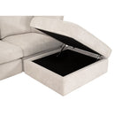 Modern European furniture - Beige Modular Sofa Chair - www.oroa.com