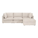 Modern European furniture - Beige Modular Sofa Chair - www.oroa.com