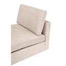 Modern European furniture - Beige Modular Sofa Chair - www.oroa.com