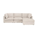 Modern European furniture - Beige Modular Sofa Chair - www.oroa.com