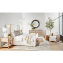 Curved Oak Swivel Club Chair | Living Essentials McGuire