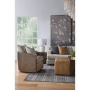 Curved Oak Swivel Club Chair | Living Essentials McGuire