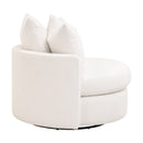 Round Petite Swivel Sofa | Living Essentials Lourne