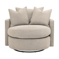 Round Petite Swivel Sofa | Living Essentials Lourne