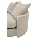Round Petite Swivel Sofa | Living Essentials Lourne