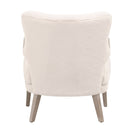 Cream Cushioned Lounge Chair | Living Essentials Calvin