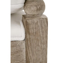 Cushioned Gray Oak Club Chair | Living Essentials Rouleau