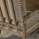 Gray Stripes Accent Chair | Living Essentials Rouleau