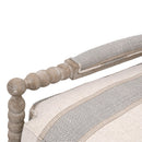 Gray Stripes Accent Chair | Living Essentials Rouleau