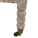 Gray Stripes Accent Chair | Living Essentials Rouleau
