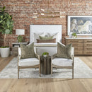 Oak Canework Lounge Chair | Living Essentials Leone