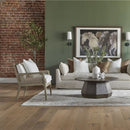 Oak Canework Lounge Chair | Living Essentials Leone
