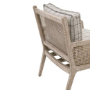 Oak Canework Lounge Chair | Living Essentials Leone