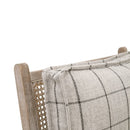 Oak Canework Lounge Chair | Living Essentials Leone