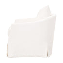 Skirted Swivel Club Chair | Living Essentials Faye