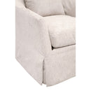 Skirted Swivel Club Chair | Living Essentials Faye