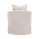Skirted Swivel Club Chair | Living Essentials Faye
