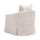 Skirted Swivel Club Chair | Living Essentials Faye
