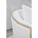 Cushioned Oak Swivel Club Chair | Living Essentials Paxton