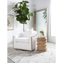 Cushioned Oak Swivel Club Chair | Living Essentials Paxton