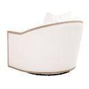 Cushioned Oak Swivel Club Chair | Living Essentials Paxton