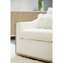 Cushioned Oak Swivel Club Chair | Living Essentials Paxton