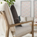 White Boucle Cushioned Club Chair | Living Essentials Hamlin