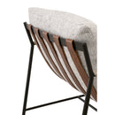 Brown Leather Strap Lounge Chair | Living Essentials Brando
